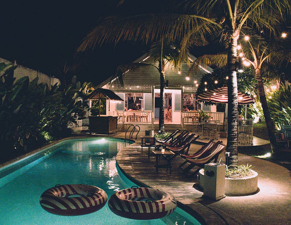 Pool-at-night