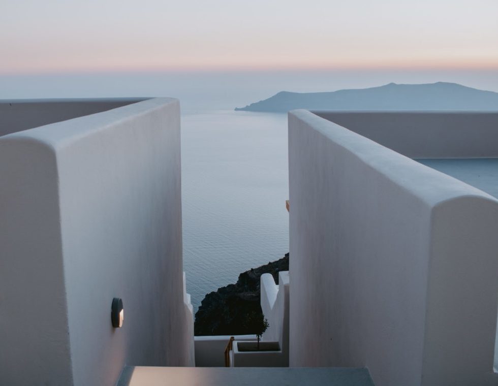 Cream sunset-Santorini